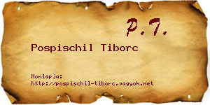 Pospischil Tiborc névjegykártya